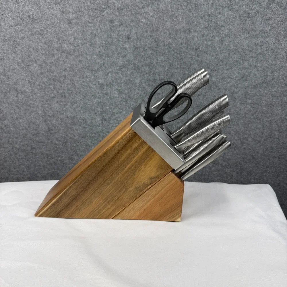 Henckels Diamondl Dynamic 13 Piece Knife Set with Wood Block and Shears